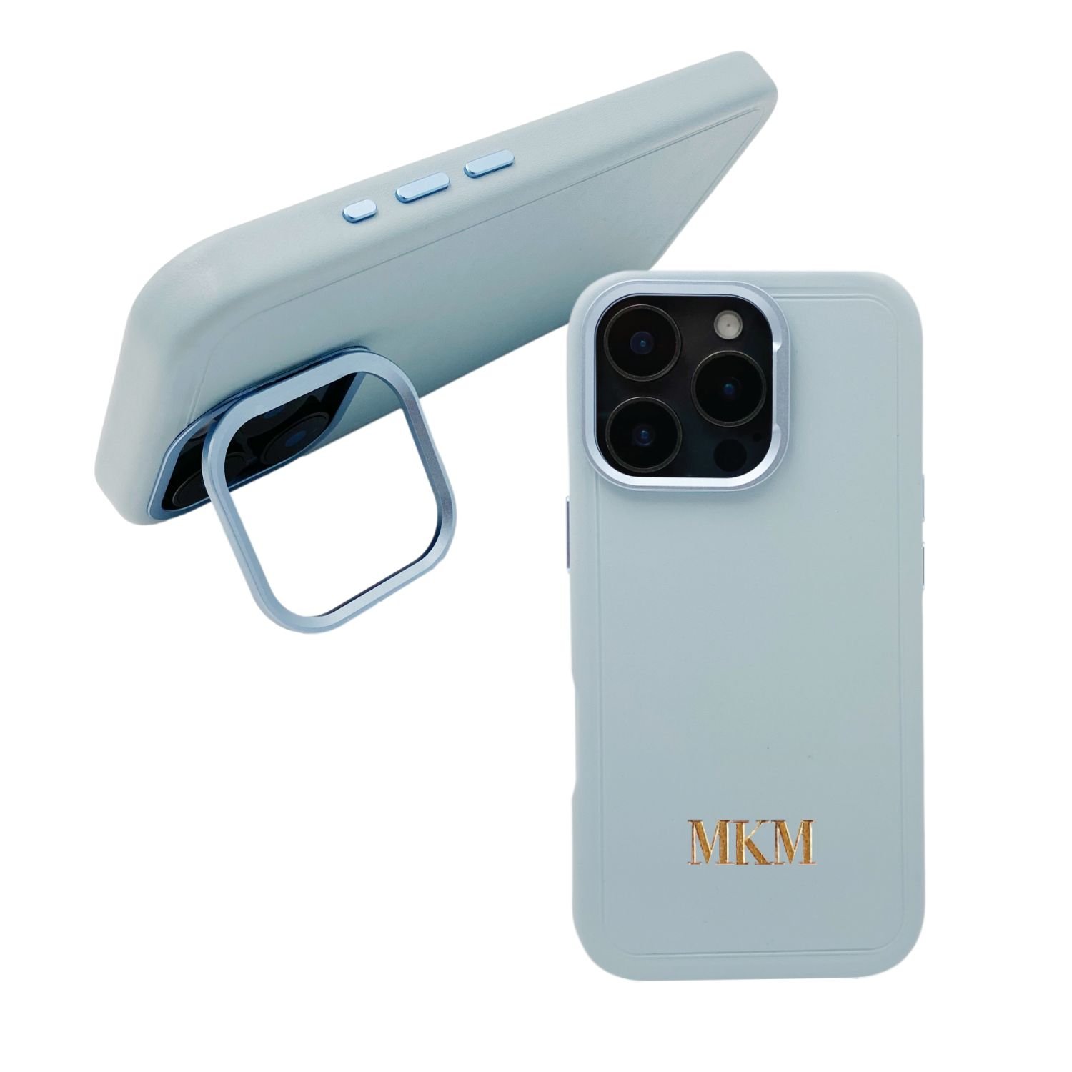 iPhone 16 Series Couture Stand Case - Light Blue — Valerie
